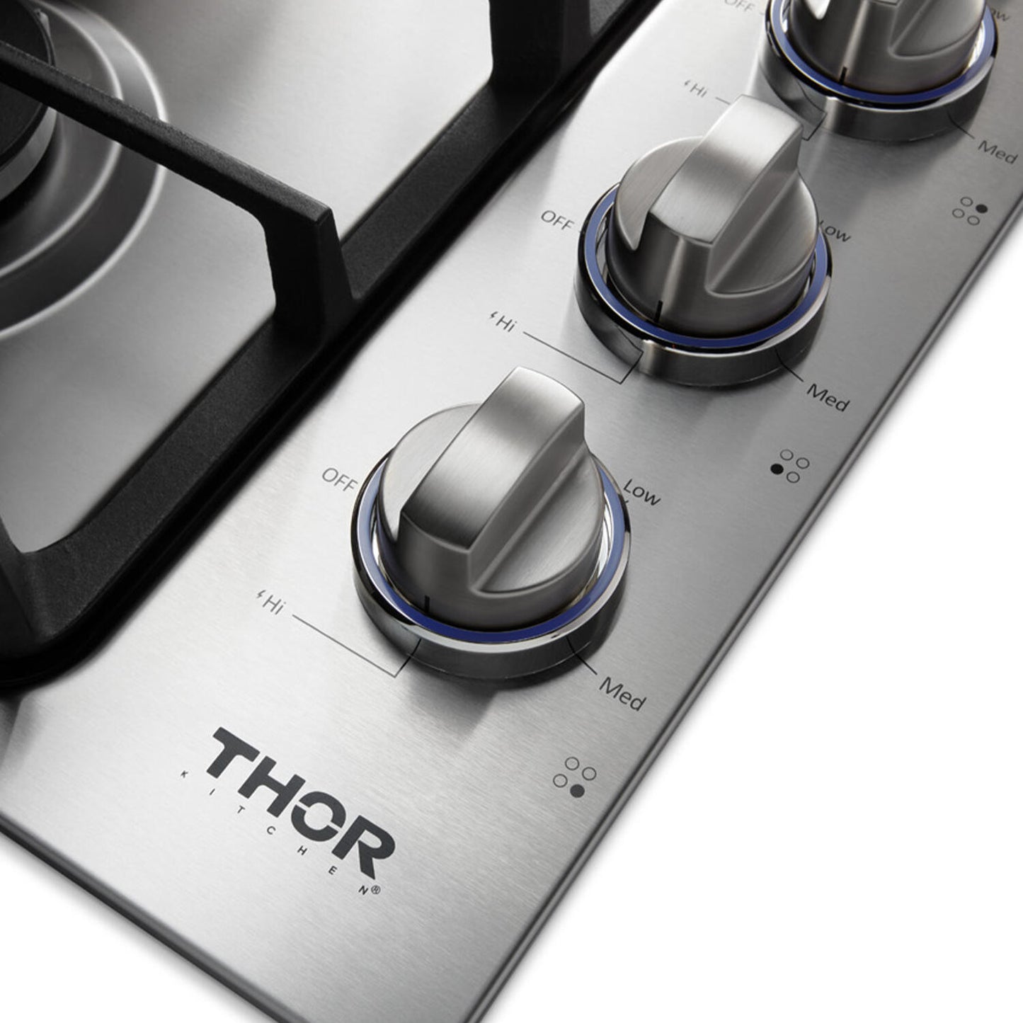 Thor Kitchen TGC3001 30 Inch Professional Drop-In Gas Cooktop With Four Burners In Stainless Steel