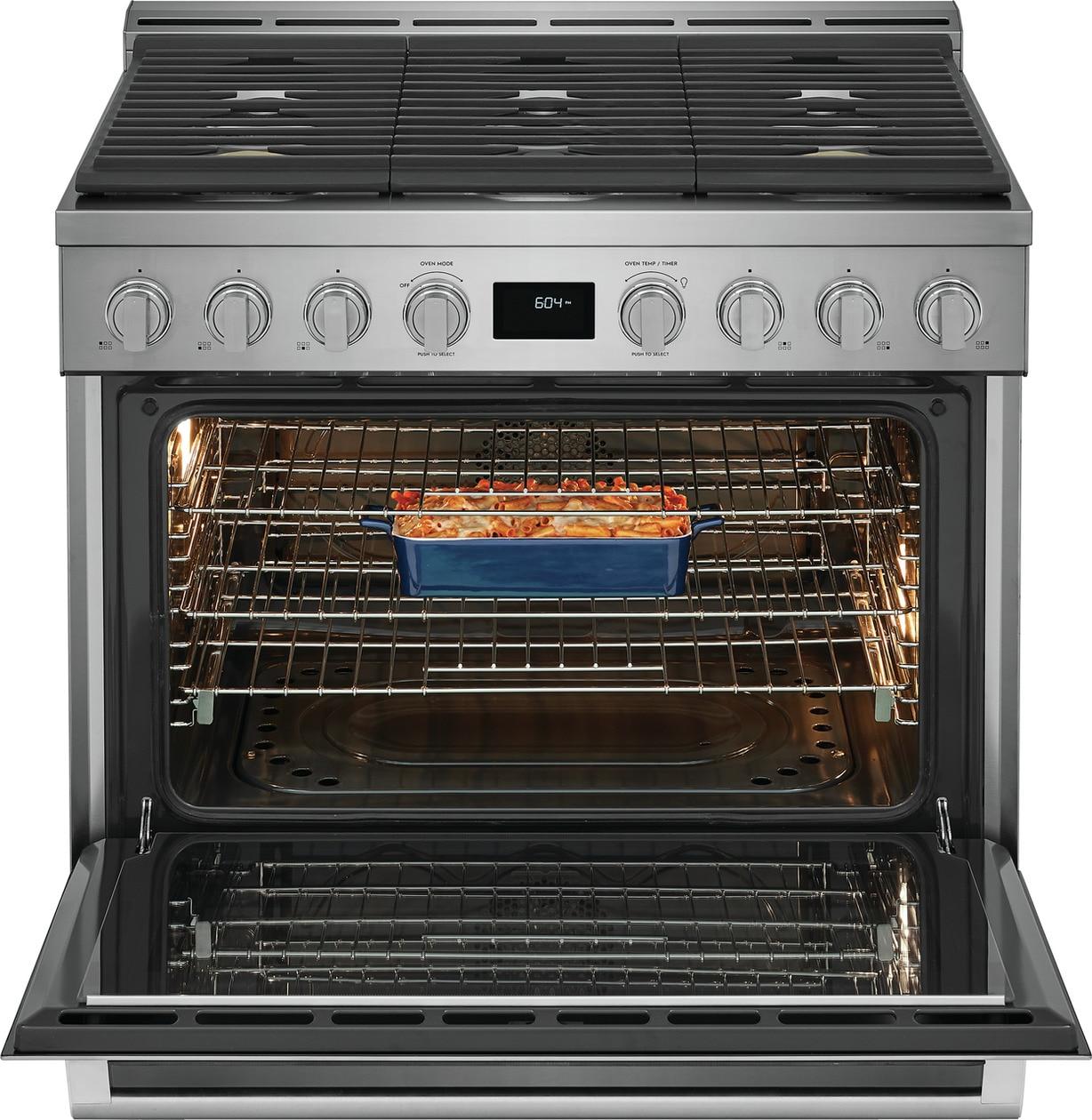Electrolux ECFG3668AS Electrolux 36" Front Control Freestanding Gas Range