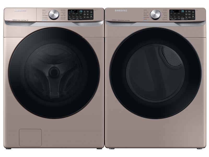 Samsung DVE45B6300C 7.5 Cu. Ft. Smart Electric Dryer With Steam Sanitize+ In Champagne, Open Box