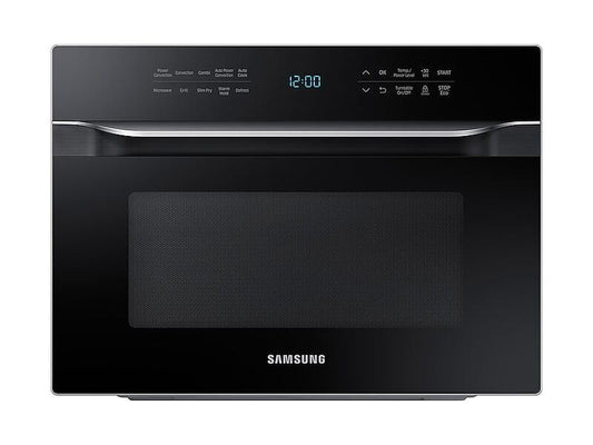 Samsung MC12J8035CT 1.2 Cu. Ft. Powergrill Duo™ Countertop Microwave With Power Convection And Built-In Application In Black