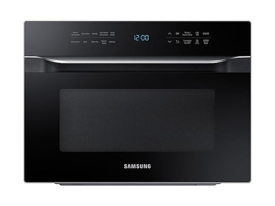 Samsung MC12J8035CT 1.2 Cu. Ft. Powergrill Duo&#8482; Countertop Microwave With Power Convection And Built-In Application In Black