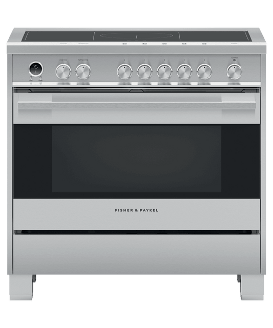 Fisher & Paykel OR36SDI6X1 Induction Range, 36", 5 Zones With Smartzone, Self-Cleaning