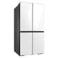Samsung RF23A967512 Bespoke 4-Door Flex™ Refrigerator (23 Cu. Ft.) In White Glass