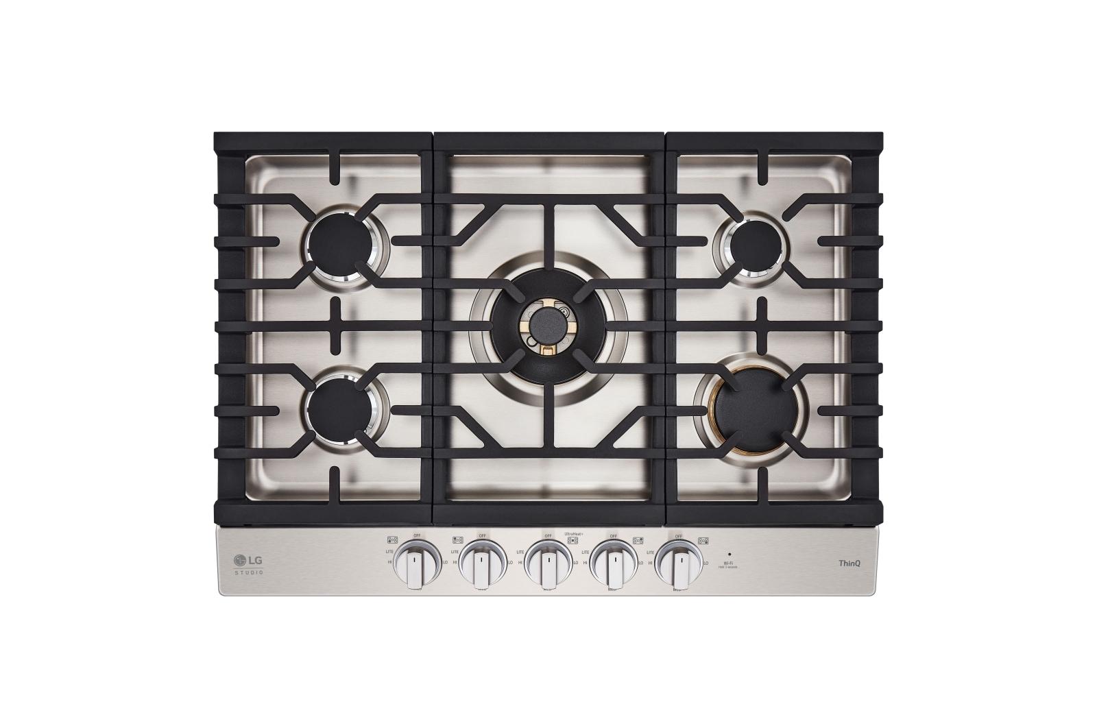 Lg CBGS3628S Lg Studio 36" Ultraheat™ Gas Cooktop With Easyclean®