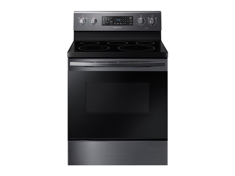 Samsung NE59R4321SG 5.9 Cu. Ft. Freestanding Electric Range With Convection In Black Stainless Steel