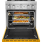 Kitchenaid KFDC500JYP Kitchenaid® 30'' Smart Commercial-Style Dual Fuel Range With 4 Burners - Yellow Pepper