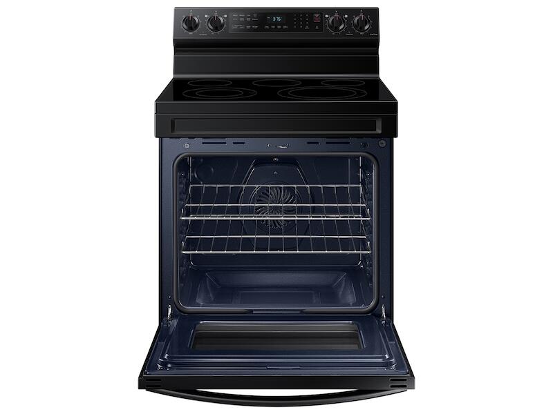 Samsung NE63A6511SB 6.3 Cu. Ft. Smart Freestanding Electric Range With No-Preheat Air Fry & Convection In Black