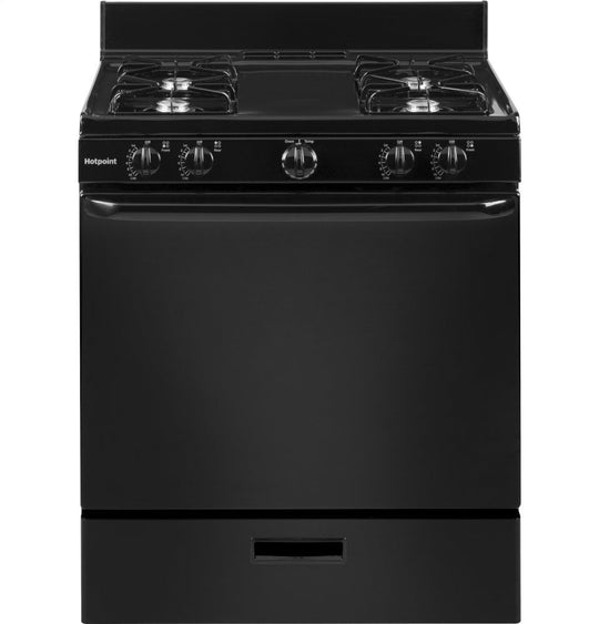 Hotpoint RGBS100DMBB Hotpoint® 30" Free-Standing Gas Range