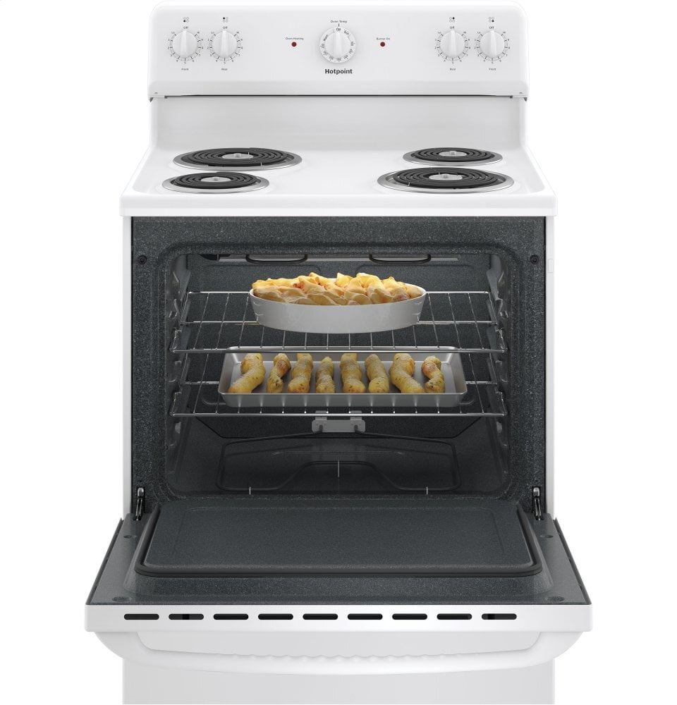 Hotpoint RBS160DMWW Hotpoint® 30" Free-Standing Electric Range