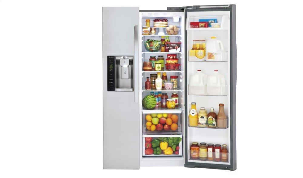 Lg LSXC22426S 22 Cu. Ft. Smart Wi-Fi Enabled Side-By-Side Counter-Depth Refrigerator