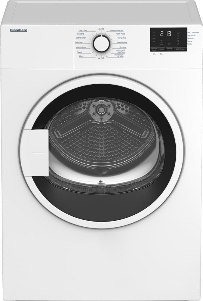 Blomberg Appliances DV17600W 24" Vented Electric Dryer, White