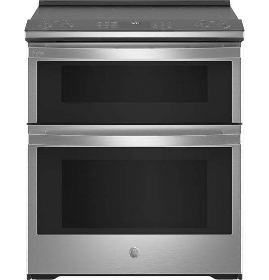 Ge Appliances PS960YPFS Ge Profile™ 30" Smart Slide-In Electric Double Oven Convection Fingerprint Resistant Range