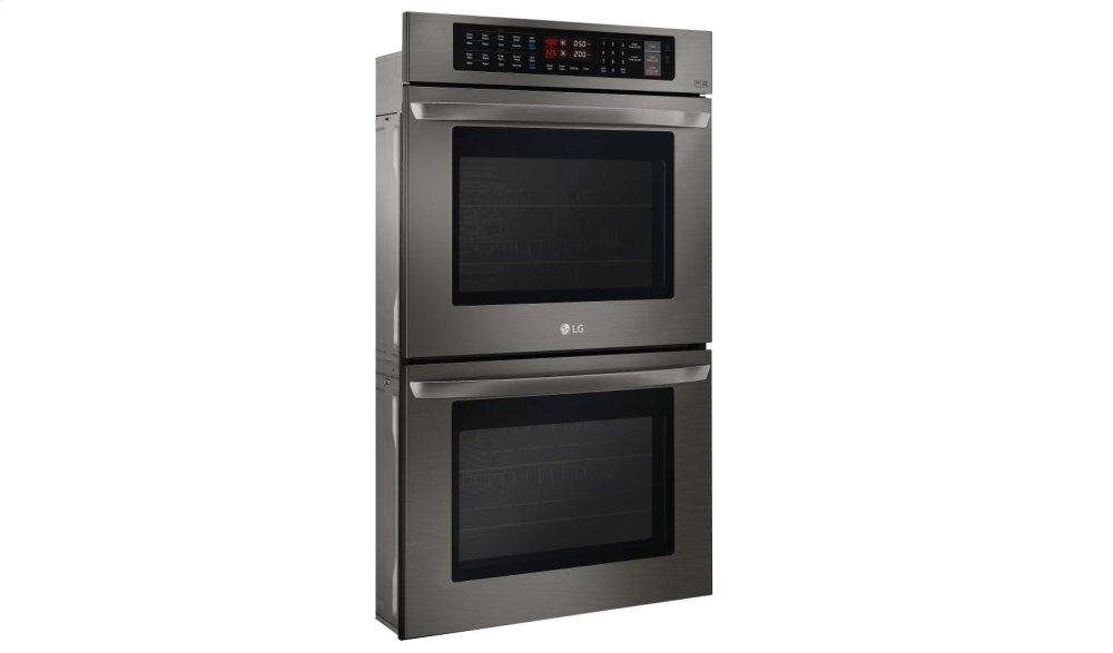 Lg LWD3063BD Lg Black Stainless Steel Series 9.4 Cu. Ft Total Capacity Double Wall Oven