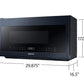 Samsung ME21A706BQN 2.1 Cu. Ft. Smart Bespoke Over-The-Range Microwave With Sensor Cooking In Fingerprint Resistant Navy Steel