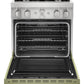Kitchenaid KFDC500JAV Kitchenaid® 30'' Smart Commercial-Style Dual Fuel Range With 4 Burners - Avocado Cream
