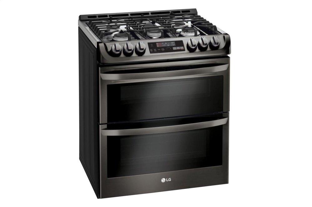 Lg LTG4715BD 6.9 Cu. Ft. Smart Wi-Fi Enabled Gas Double Oven Slide-In Range With Probake Convection® And Easyclean®