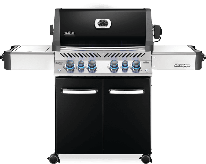 Napoleon Bbq P500RSIBNK3 Prestige 500 Rsib With Infrared Side And Rear Burners , Black , Natural Gas