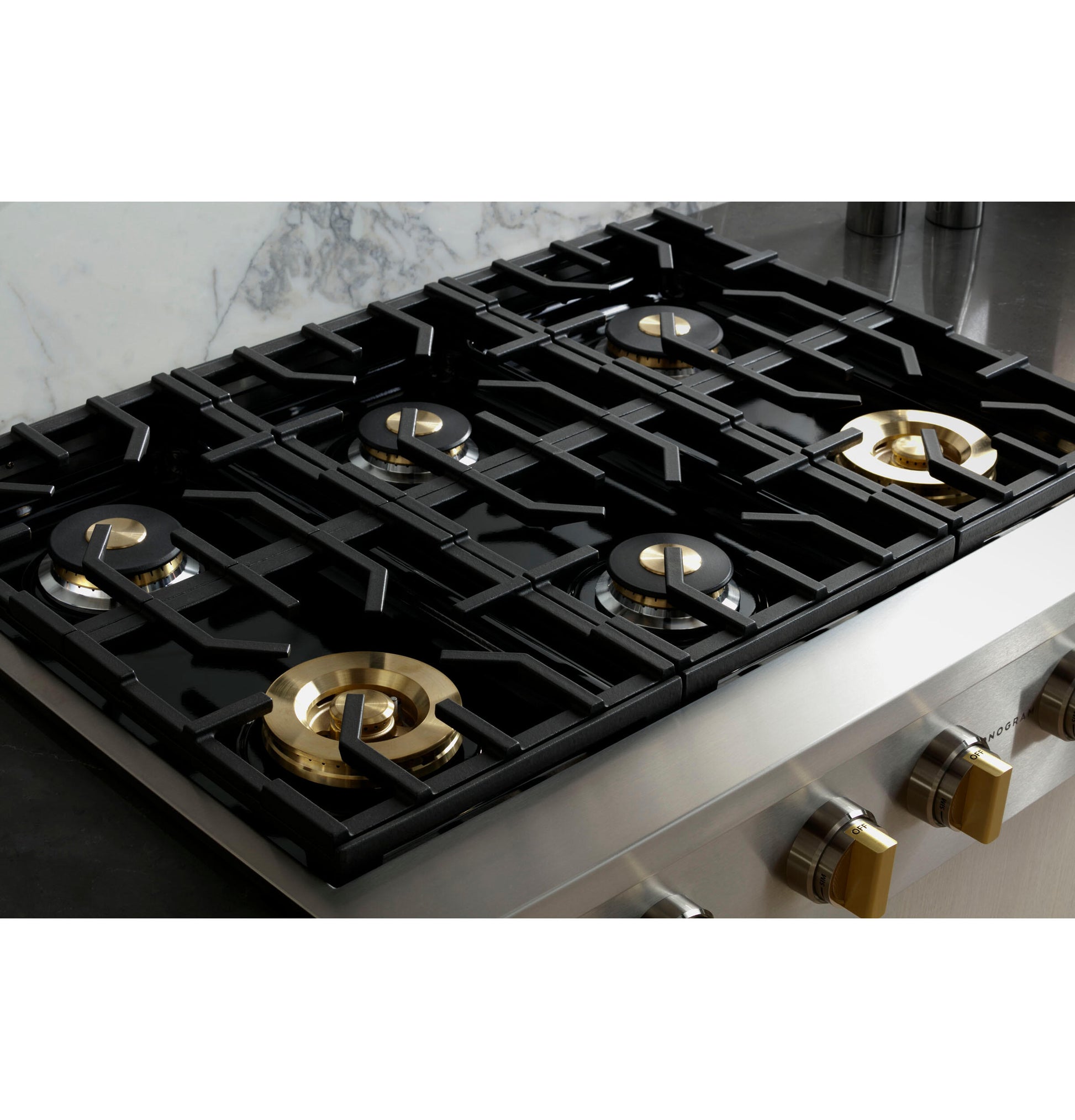 Monogram ZGU366NTSS Monogram 36" Professional Gas Rangetop With 6 Burners (Natural Gas)