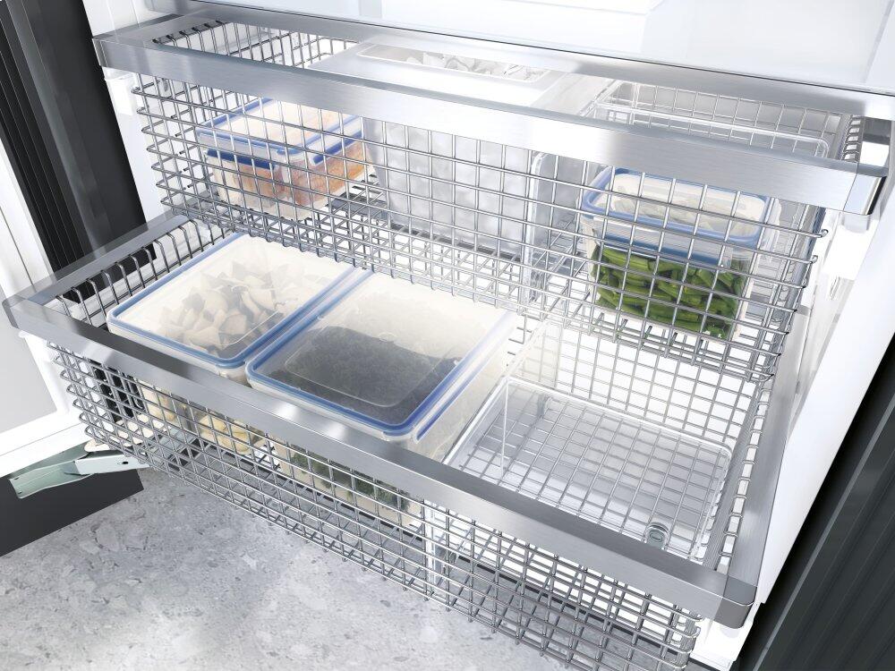 Miele F2812SF Stainless Steel - Mastercool&#8482; Freezer For High-End Design And Technology On A Large Scale.