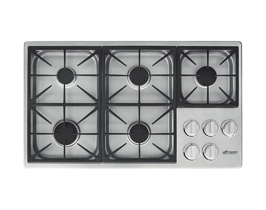 Dacor HDCT365GSNGH 36" Dual Gas Cooktop, Natural Gas/High Altitude