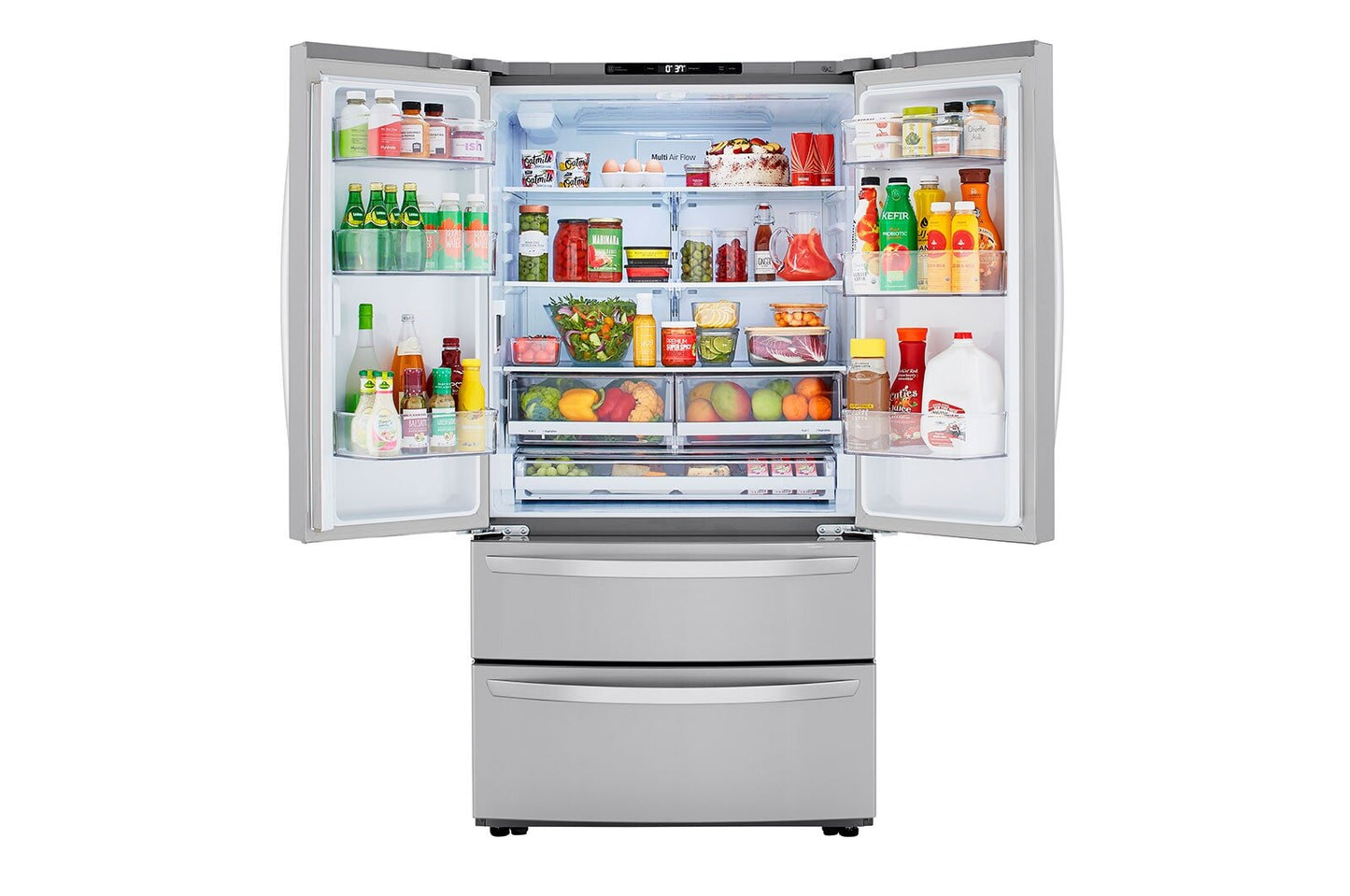 Lg LMWC23626S 23 Cu. Ft. French Door Counter-Depth Refrigerator