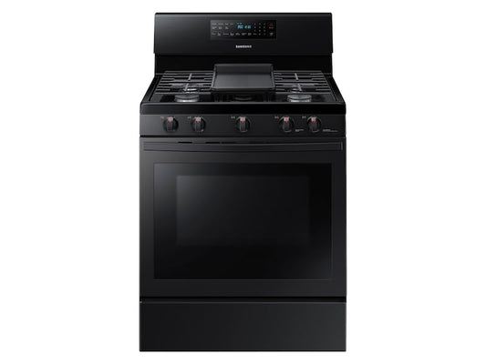 Samsung NX58T5601SB 5.8 Cu. Ft. Freestanding Gas Range With Convection In Black
