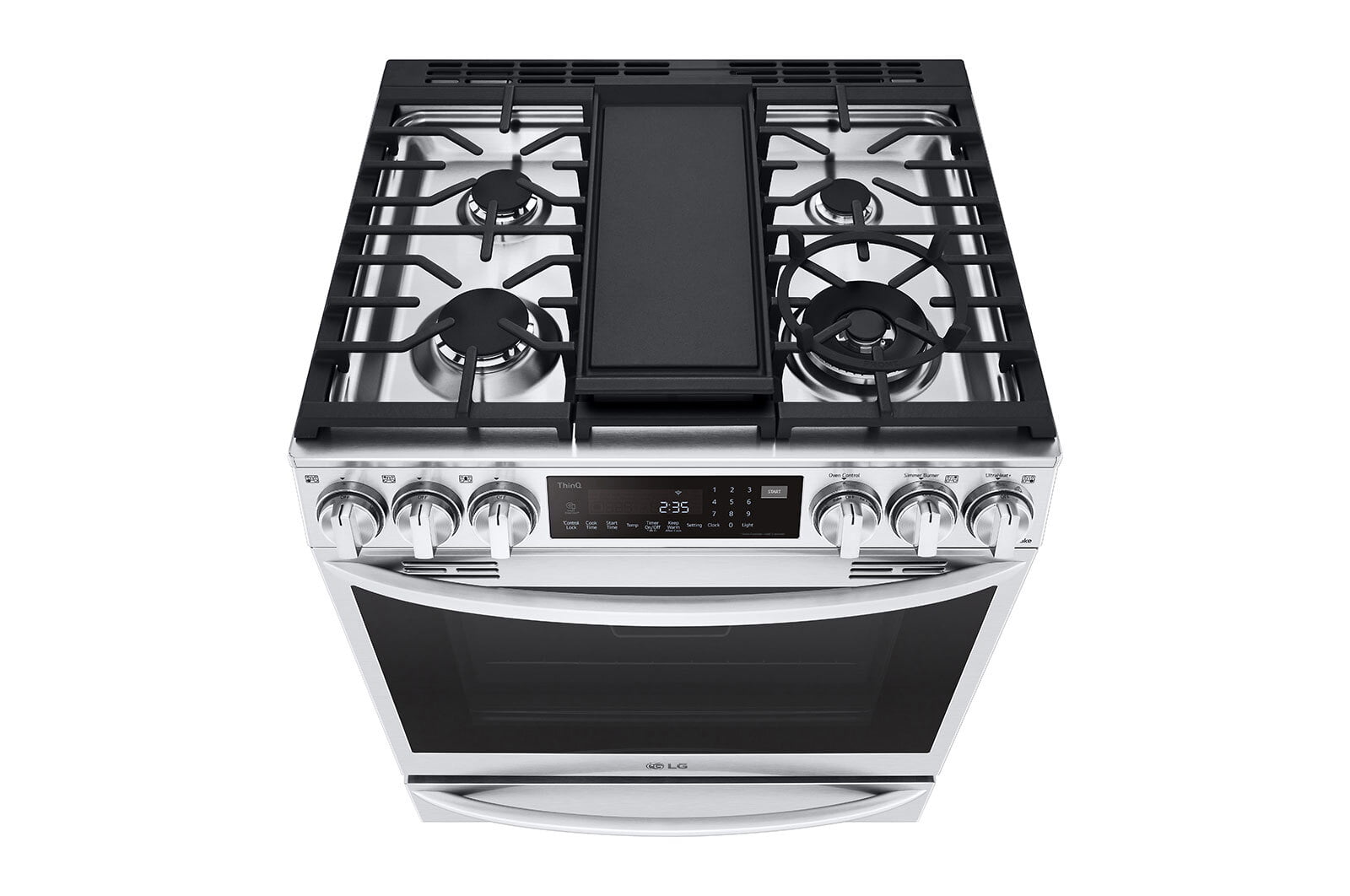 Lg LSGL6337F 6.3 Cu Ft. Smart Wi-Fi Enabled Probake Convection® Instaview® Gas Slide-In Range With Air Fry