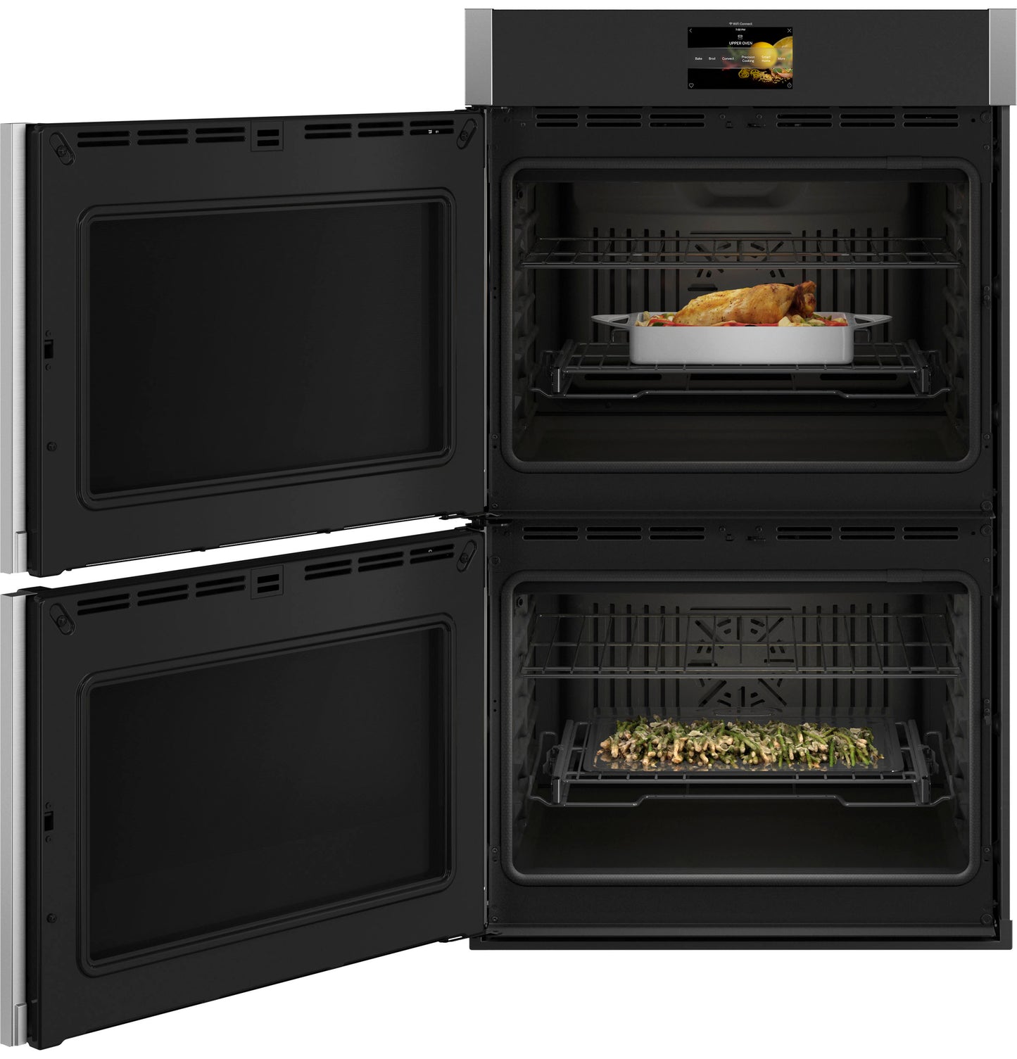 Ge Appliances PTD700LSNSS Ge Profile™ 30" Smart Built-In Convection Double Wall Oven With Left-Hand Side-Swing Doors