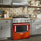 Kitchenaid KFDC500JSC Kitchenaid® 30'' Smart Commercial-Style Dual Fuel Range With 4 Burners - Scorched Orange