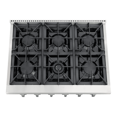 Thor Kitchen HRT3618U Professional 36 Inch 6 Burner Rangetop In Stainless Steel