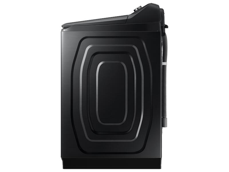 Samsung WA52A5500AV 5.2 Cu. Ft. Large Capacity Smart Top Load Washer With Super Speed Wash In Brushed Black