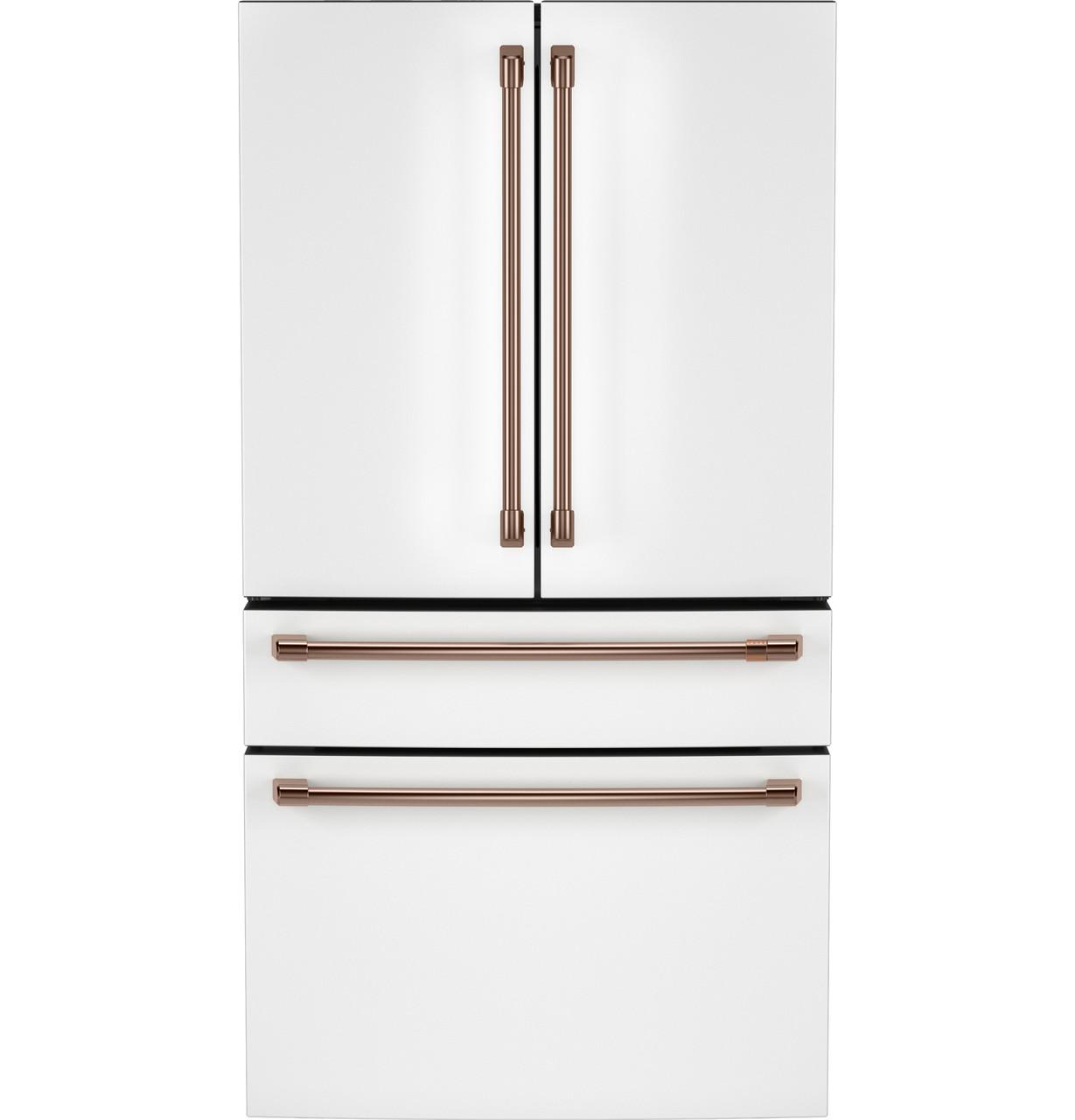 Cafe CGE29DP4TW2 Café&#8482; Energy Star® 28.7 Cu. Ft. Smart 4-Door French-Door Refrigerator With Dual-Dispense Autofill Pitcher