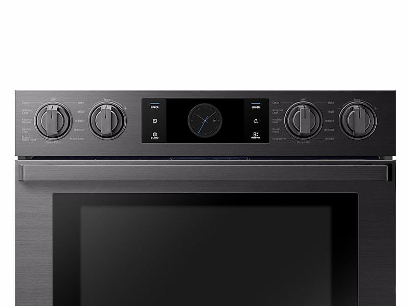 Samsung NV51M9770DM 30" Flex Duo&#8482; Chef Collection Double Wall Oven In Matte Black Stainless Steel