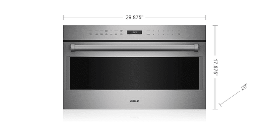 Wolf MDD30PESPH 30" E Series Professional Drop-Down Door Microwave Oven