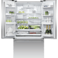 Fisher & Paykel RF201ACUSX1N Freestanding French Door Refrigerator Freezer, 36