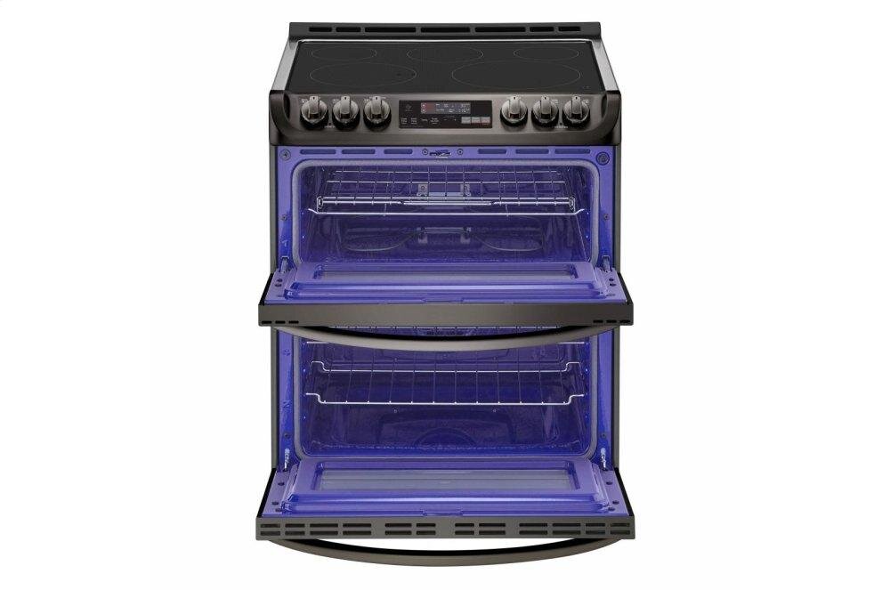 Lg LTE4815BD 7.3 Cu. Ft. Smart Wi-Fi Enabled Electric Double Oven Slide-In Range With Probake Convection® And Easyclean®