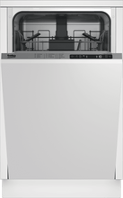 Beko DIS25842 Slim Size Dishwasher, 8 Place Settings, 48 Dba, Fully Integrated Panel Ready