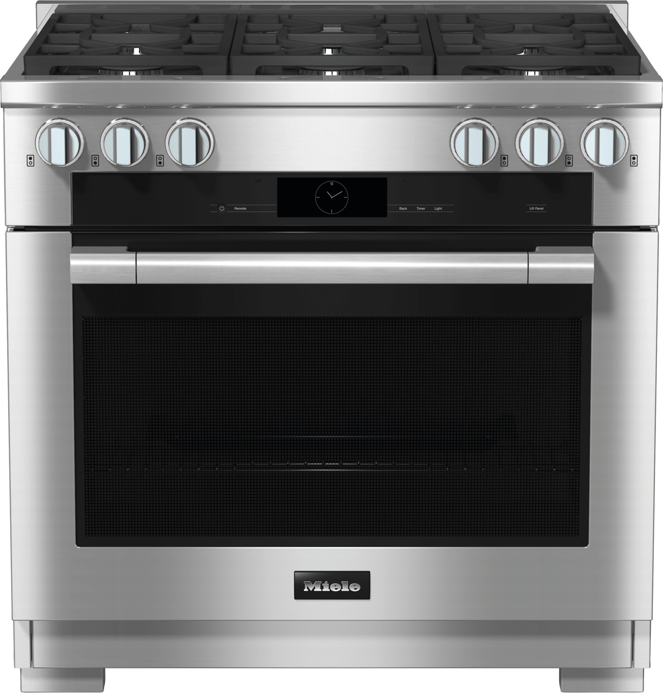 Miele HR19343LPDFCLEANTOUCHSTEEL Hr 1934-3 Lp Df - 36 Inch Range Dual Fuel Model With M Touch.
