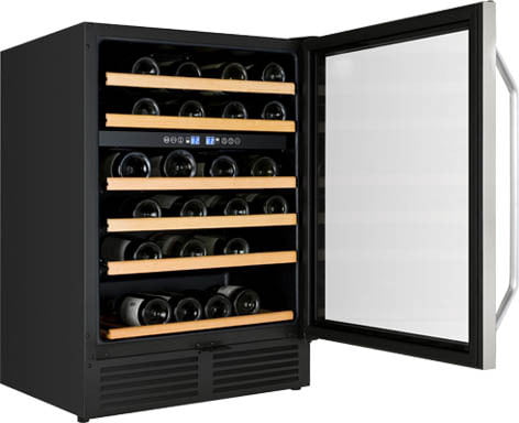 Avanti WCR496DS 24" Wide Built-In Dual Zone Wine Chiller