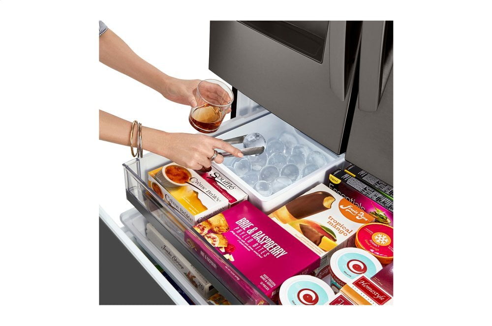 Lg LRFXC2416D 24 Cu. Ft. Smart Wi-Fi Enabled Counter-Depth Refrigerator With Craft Ice™ Maker