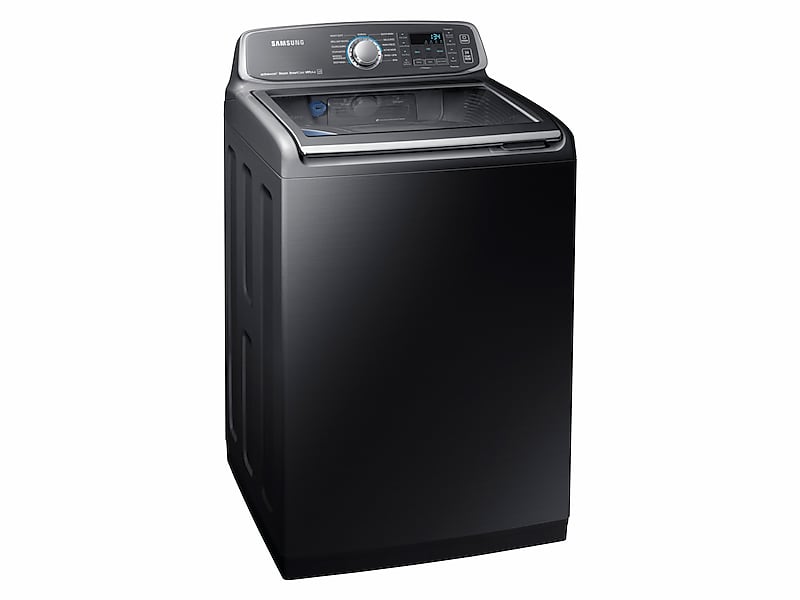 Samsung WA52M7750AV 5.2 Cu. Ft. Activewash&#8482; Top Load Washer In Black Stainless Steel