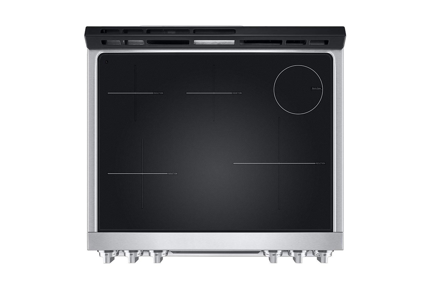 Lg LSIS6338F Lg Studio 6.3 Cu. Ft. Instaview® Induction Slide-In Range With Air Fry And Air Sous Vide