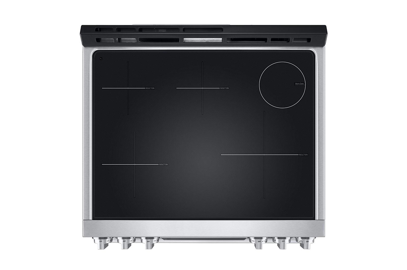 Lg LSIS6338F Lg Studio 6.3 Cu. Ft. Instaview® Induction Slide-In Range With Air Fry And Air Sous Vide