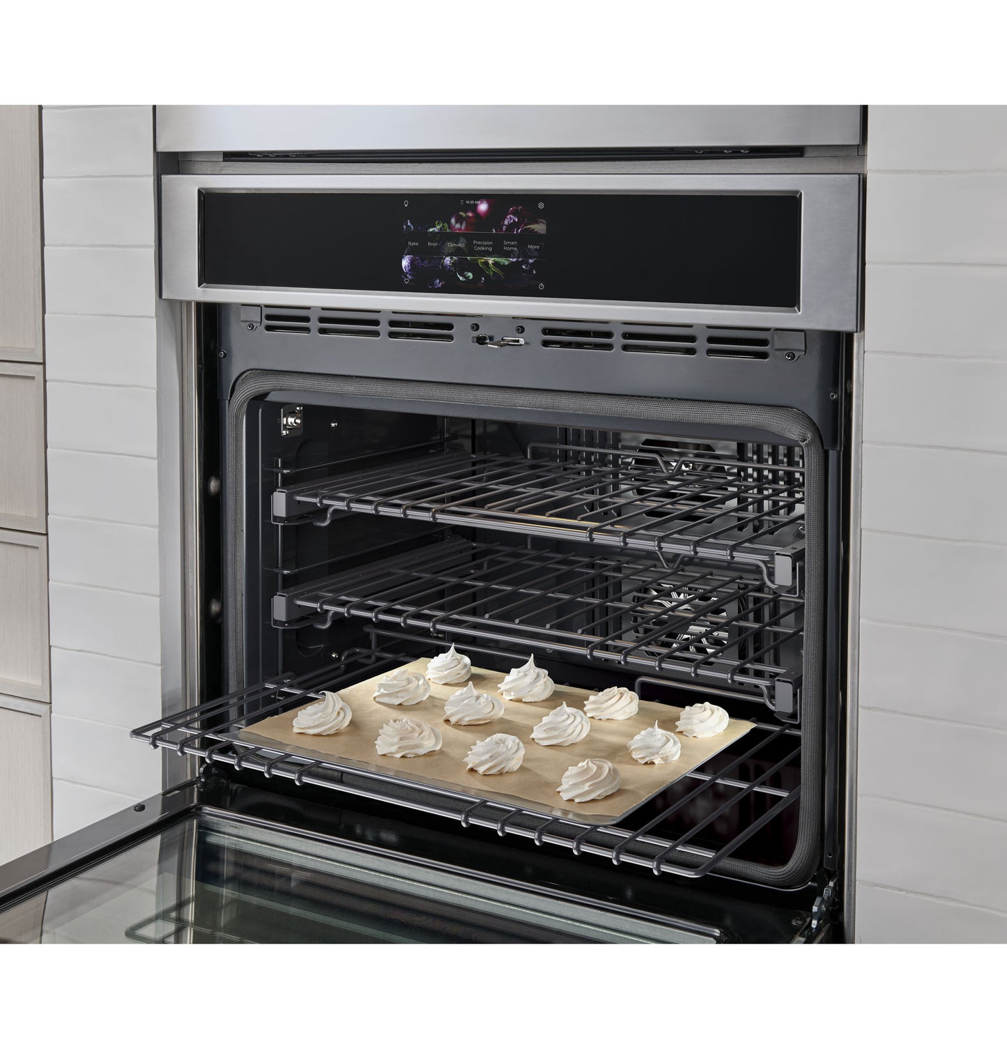 Monogram ZTSX1DPSNSS Monogram 30" Smart Electric Convection Single Wall Oven Statement Collection