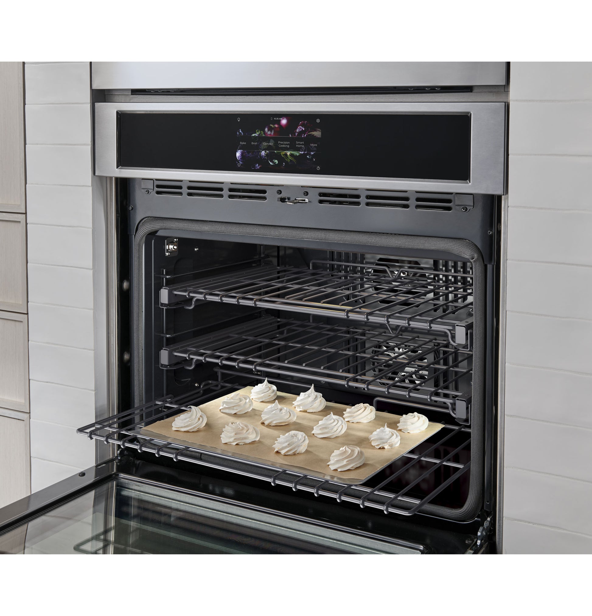 Monogram ZTSX1DPSNSS Monogram 30" Smart Electric Convection Single Wall Oven Statement Collection