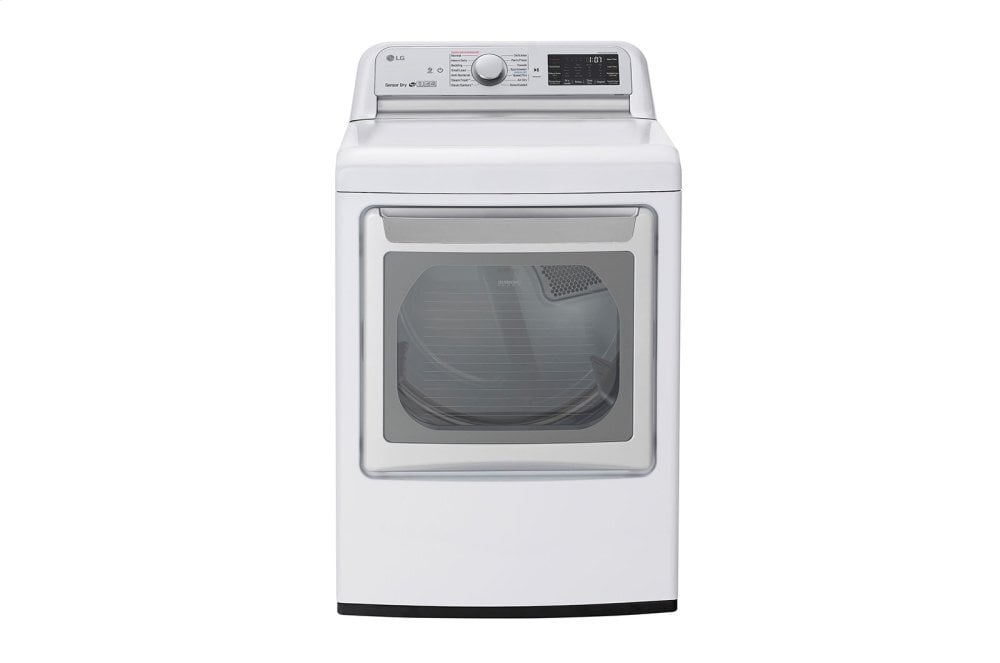 Lg DLEX7800WE 7.3 Cu.Ft. Smart Wi-Fi Enabled Electric Dryer With Turbosteam&#8482;