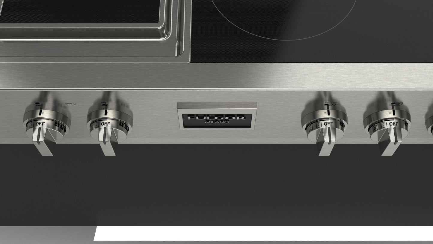 Fulgor Milano F6IRT485GS1 Sofia 48" Pro Induction Rangetop With Griddle