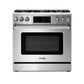 Thor Kitchen TRG3601LP 36 Inch Tilt Panel Professional Gas Range - Trg3601 / Trg3601Lp - Liquid Propane