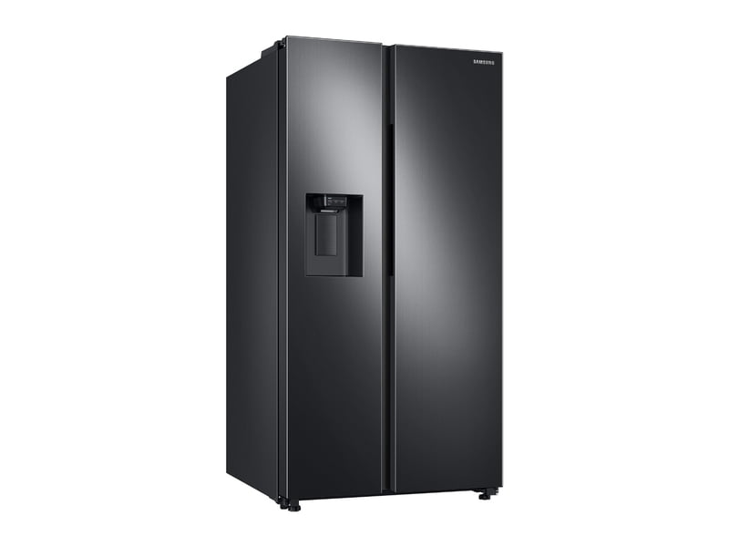 Samsung RS27T5200SG 27.4 Cu. Ft. Large Capacity Side-By-Side Refrigerator In Black Stainless Steel