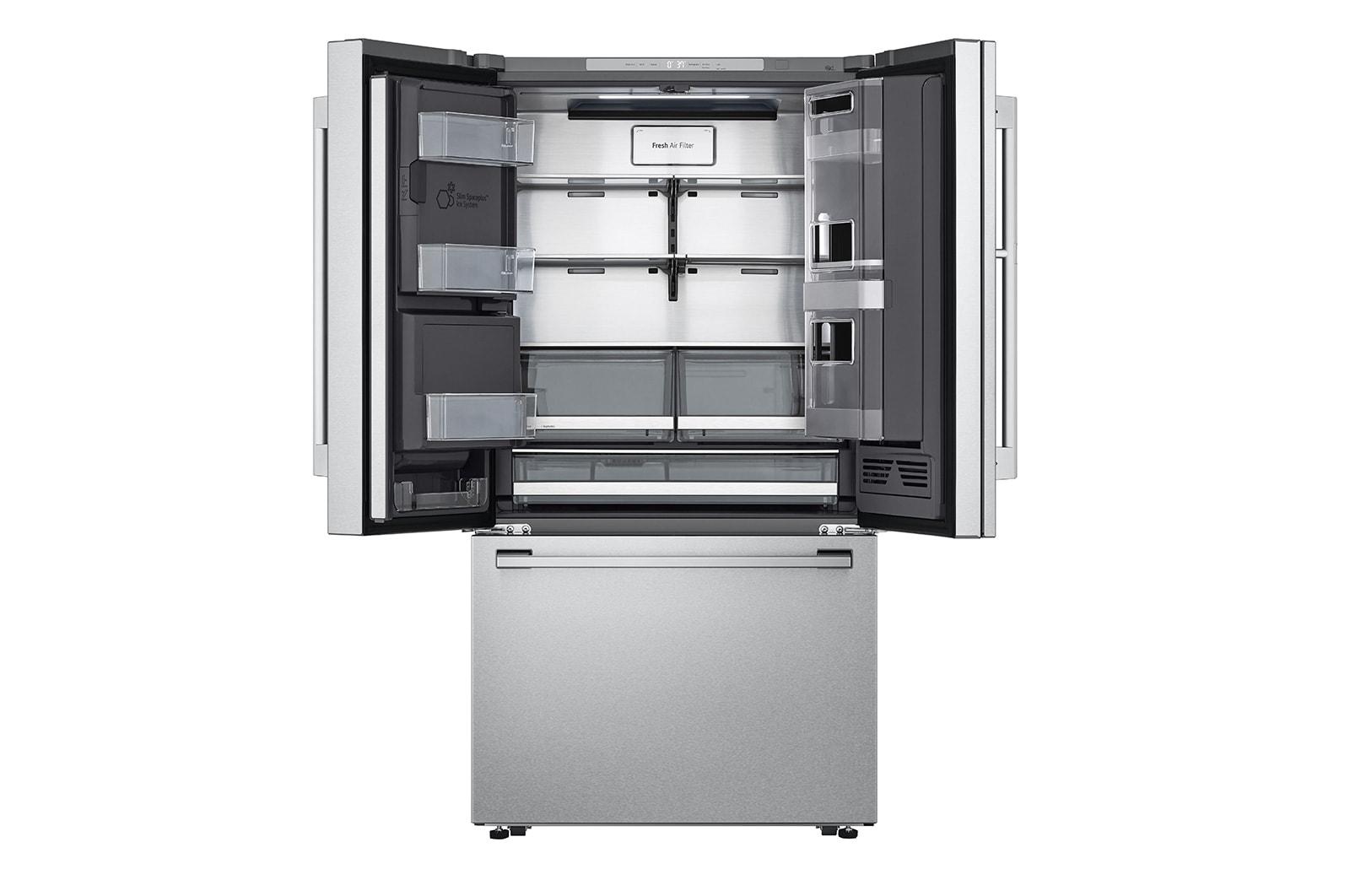 Lg SRFVC2416S Lg Studio 24 Cu. Ft. Smart Instaview® Door-In-Door® Large Capacity Counter-Depth Refrigerator With Craft Ice™ Maker